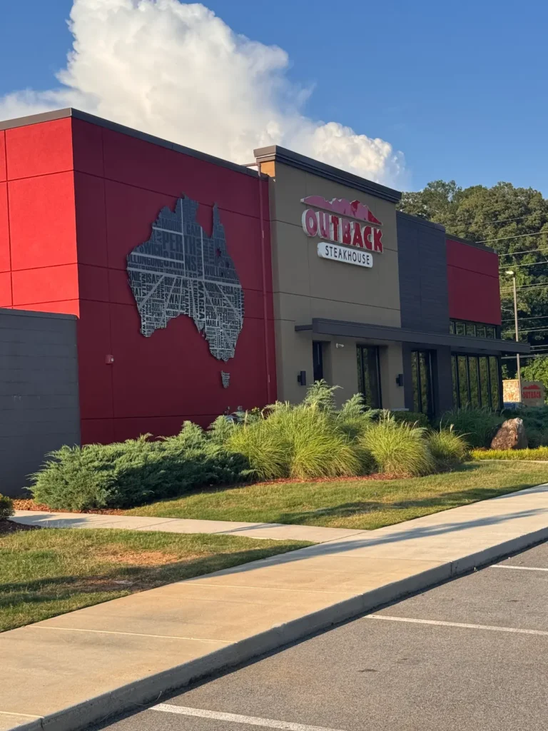 Commercial plumbing installation and maintenance work performed at Outback Restaurant in Madison, Alabama by B&C Plumbing