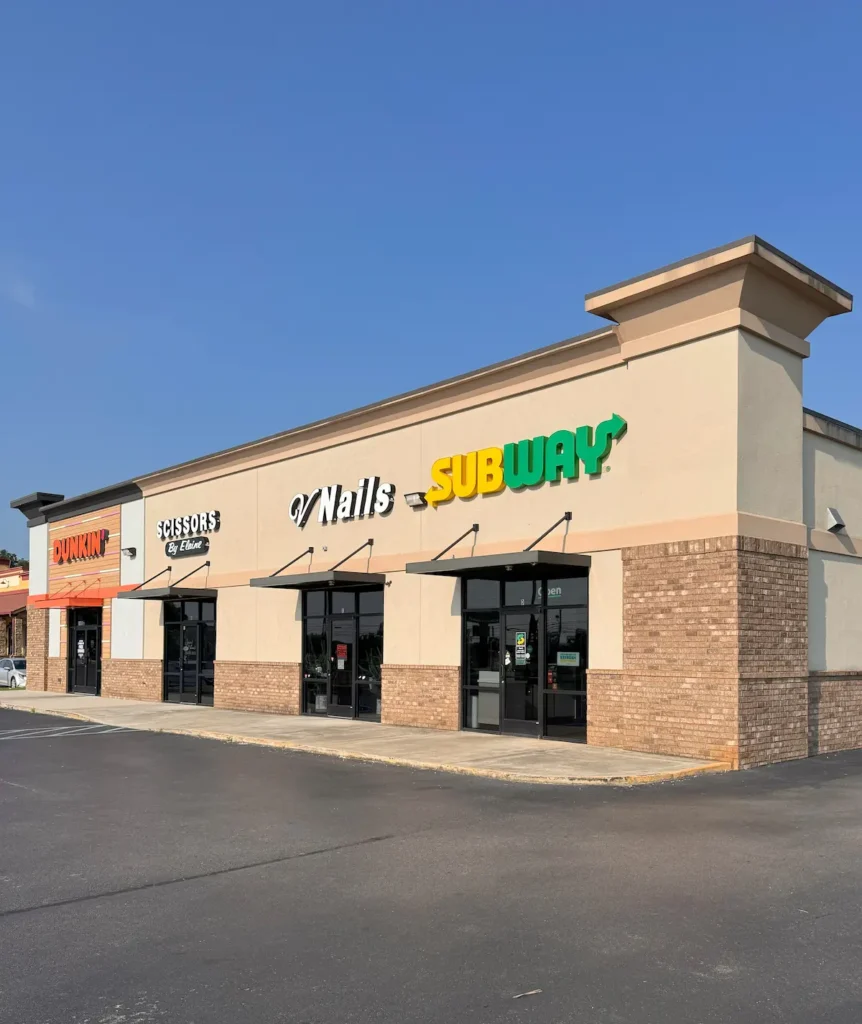 Commercial plumbing installation and maintenance work at Subway and Dunkin’ Donuts in Meridianville, Alabama by B&C Plumbing