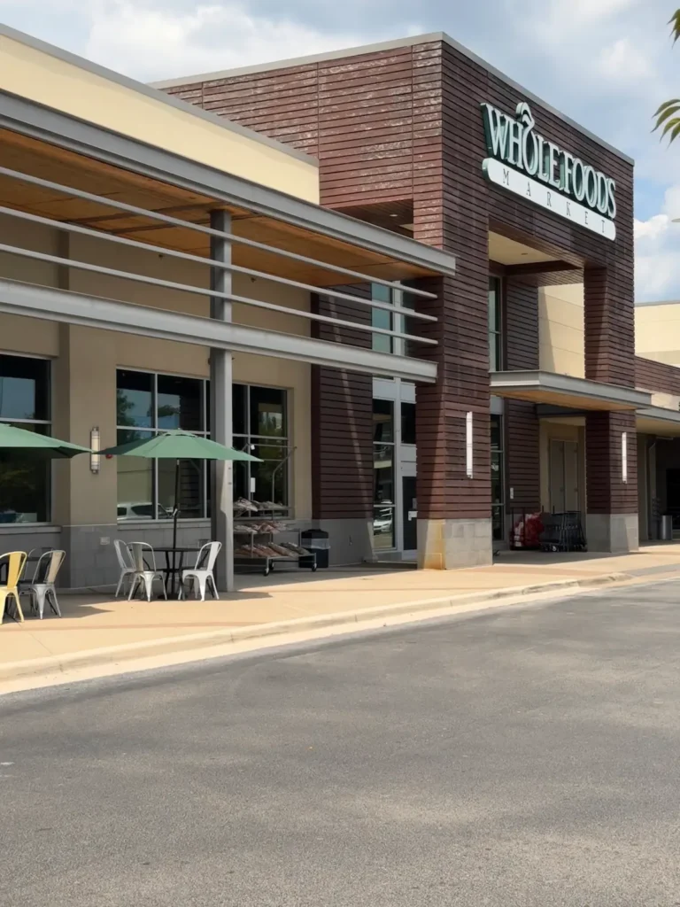 Commercial plumbing installation and maintenance at Whole Foods in Huntsville, Alabama by B&C Plumbing